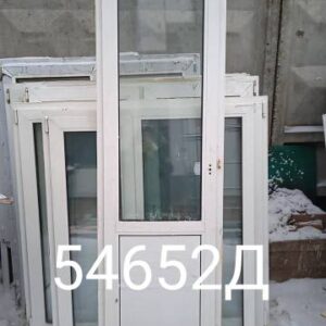 Двери Пластиковые Б/У 2140(в) х 670(ш) Балконные