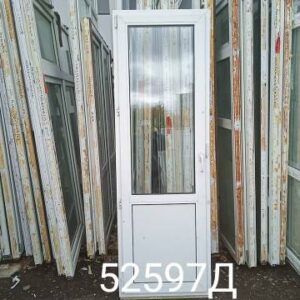 Двери Пластиковые Б/У 2160(в) х 660(ш) Балконные