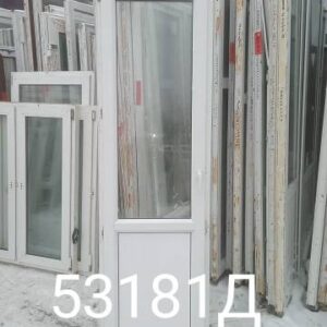 Двери Пластиковые Б/У 2170(в) х 660(ш) Балконные