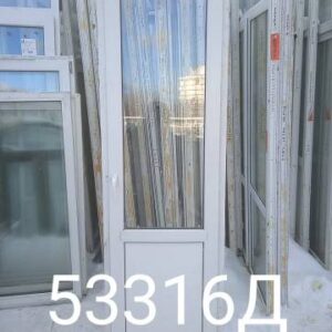 Двери Пластиковые Б/У 2170(в) х 670(ш) Балконные