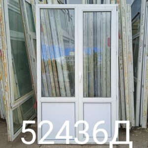 Двери Пластиковые Б/У 2180(в) х 1270(ш) Балконные