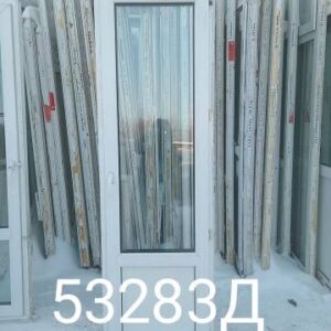 Двери Пластиковые Б/У 2190(в) х 680(ш) Балконные