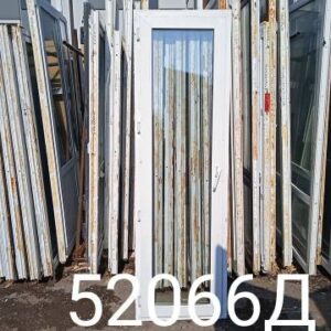 Двери Пластиковые Б/У 2200(в) х 670(ш) Балконные
