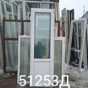Двери Пластиковые Б/У 2250(в) х 690(ш) Балконные