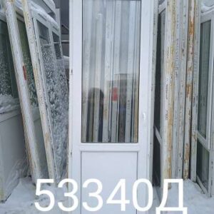 Двери Пластиковые Б/У 2260(в) х 750(ш) Балконные