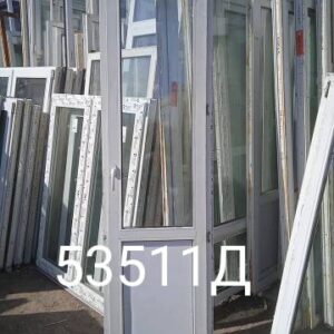 Двери Пластиковые Б/У 2280(в) х 640(ш) Балконные