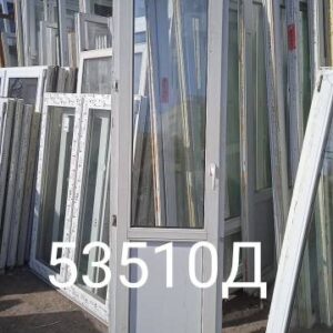 Двери Пластиковые Б/У 2280(в) х 640(ш) Балконные