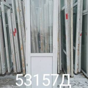 Двери Пластиковые Б/У 2360(в) х 710(ш) Балконные