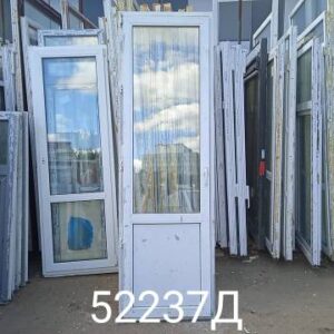 Двери Пластиковые Б/У 2420(в) х 750(ш) Балконные