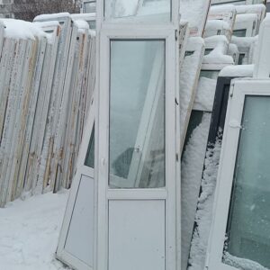 Двери Пластиковые Б/У 2640(в) х 670(ш) Балконные