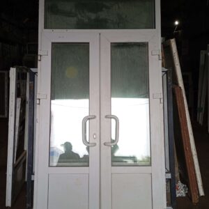 Пластиковые Двери Б У 2750(в) х 1420(ш) Входные Штульповые