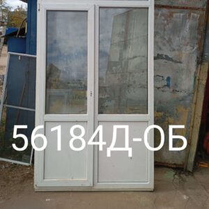 Двери Пластиковые Б/У 2110(в) х 1330(ш) Балконные Неликвид